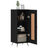 Schwarzes Sideboard Oraseneasca 34,5x34x90cm (Holz)