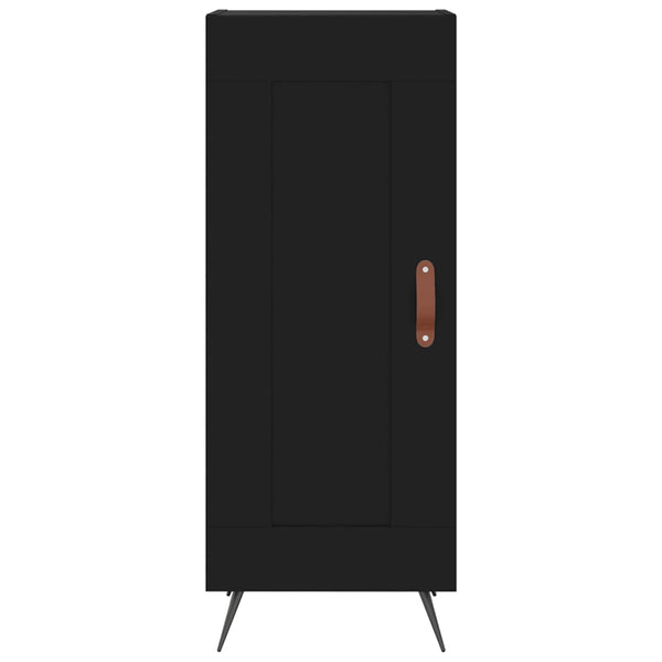 Schwarzes Sideboard Oraseneasca 34,5x34x90cm (Holz)