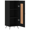 Schwarzes Sideboard Oraseneasca 34,5x34x90cm (Holz)