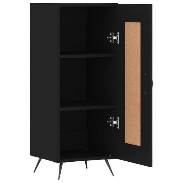 Schwarzes Sideboard Oraseneasca 34,5x34x90cm (Holz)