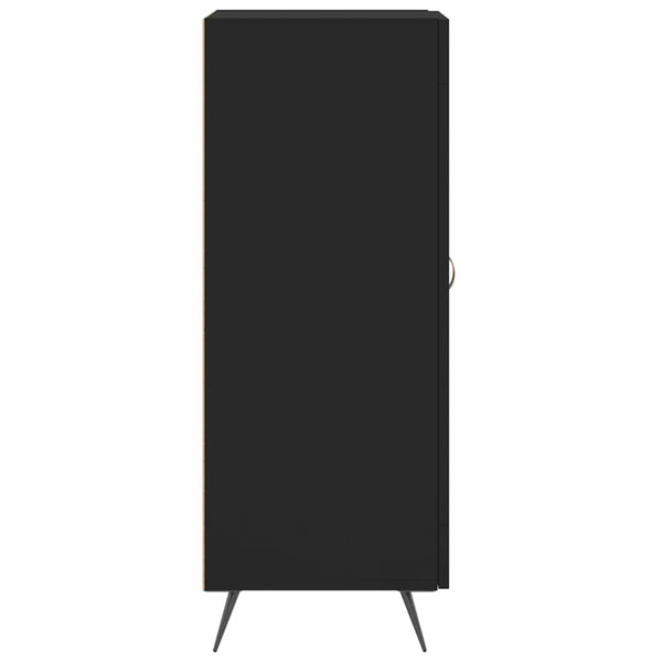 Schwarzes Sideboard Oraseneasca 34,5x34x90cm (Holz)