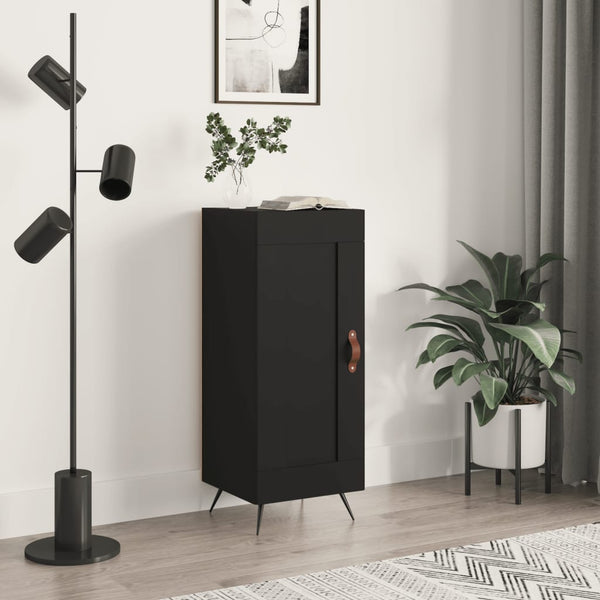 Schwarzes Sideboard Oraseneasca 34,5x34x90cm (Holz)