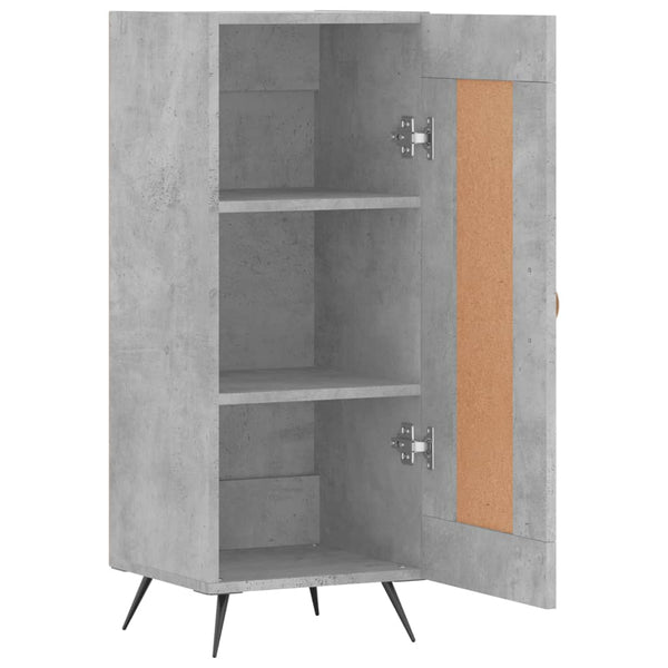 Betongraues Sideboard Oraseneasca 34,5x34x90cm (Holz)