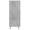 Betongraues Sideboard Oraseneasca 34,5x34x90cm (Holz)