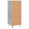 Betongraues Sideboard Oraseneasca 34,5x34x90cm (Holz)