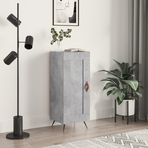 Betongraues Sideboard Oraseneasca 34,5x34x90cm (Holz)
