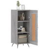 Graue Kommode Oraseneasca 34,5x34x90cm (Holz)
