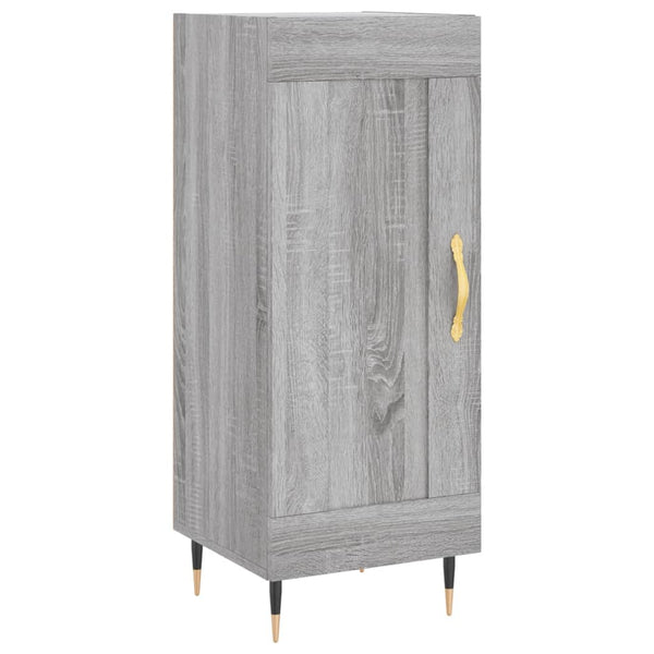 Graues Sideboard Motea 34,5x34x90cm (Holz)