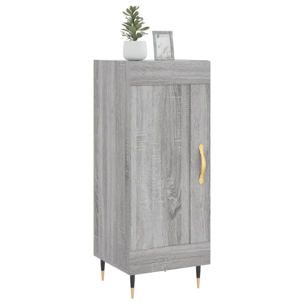 Graues Sideboard Motea 34,5x34x90cm (Holz)