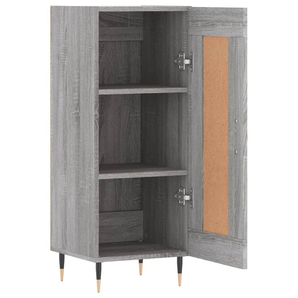 Graues Sideboard Motea 34,5x34x90cm (Holz)