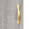 Graues Sideboard Motea 34,5x34x90cm (Holz)