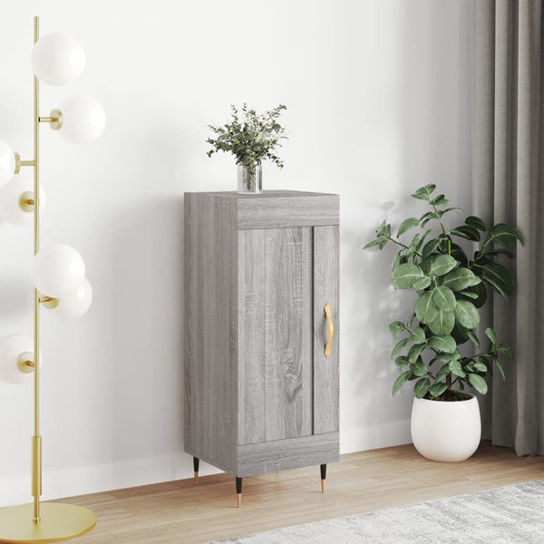 Graues Sideboard Motea 34,5x34x90cm (Holz)