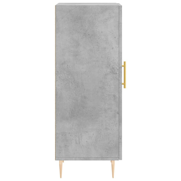 Betongraues Sideboard Dineh 34,5x34x90cm (Holz)