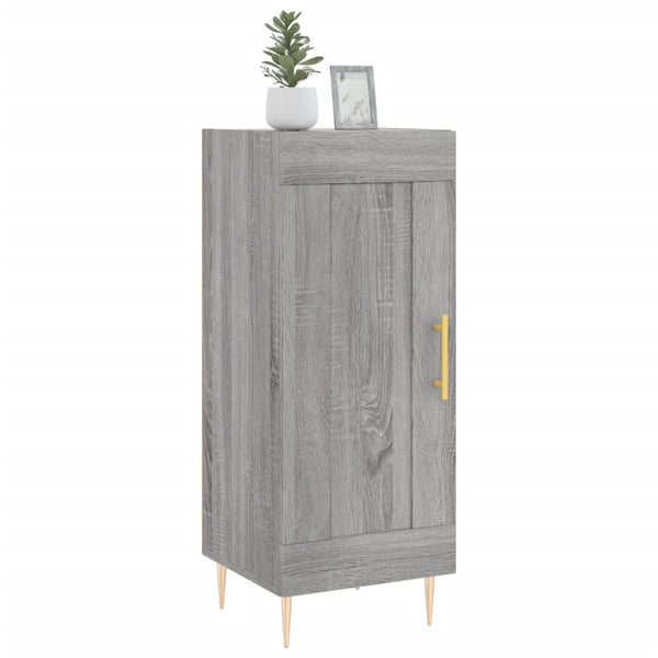 Graues Sideboard Dineh 34,5x34x90cm (Holz)
