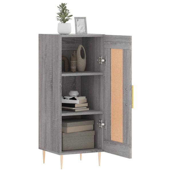 Graues Sideboard Dineh 34,5x34x90cm (Holz)