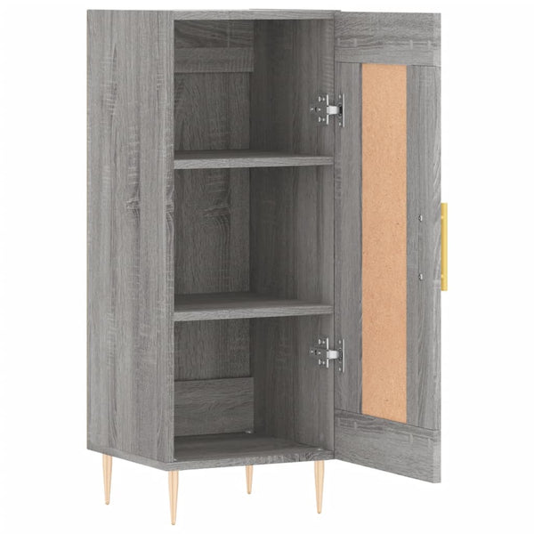 Graues Sideboard Dineh 34,5x34x90cm (Holz)