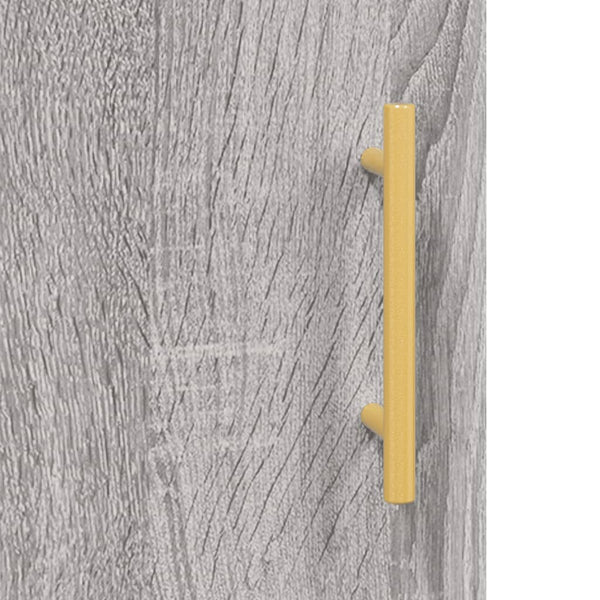 Graues Sideboard Dineh 34,5x34x90cm (Holz)