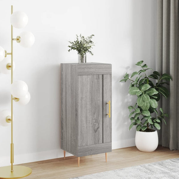 Graues Sideboard Dineh 34,5x34x90cm (Holz)