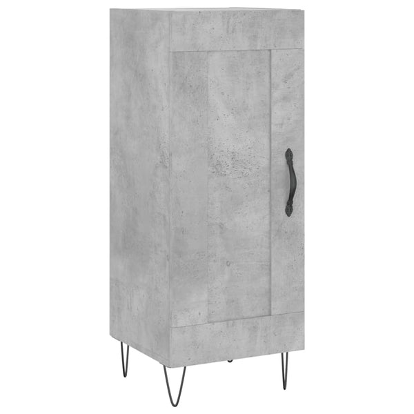 Betongraues Sideboard Hunor 34,5x34x90cm (Holz)
