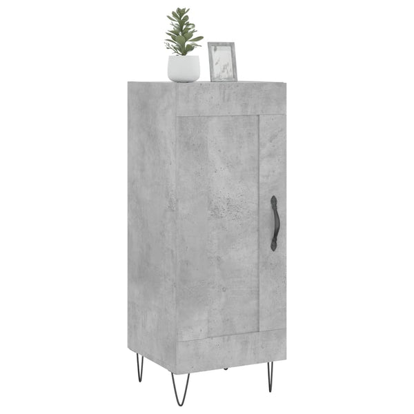 Betongraues Sideboard Hunor 34,5x34x90cm (Holz)