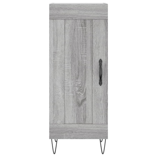 Graues Sideboard Hunor 34,5x34x90cm (Holz)
