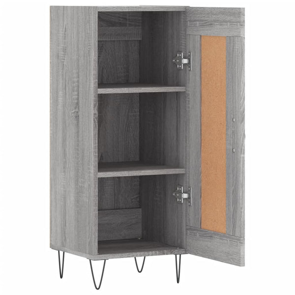 Graues Sideboard Hunor 34,5x34x90cm (Holz)