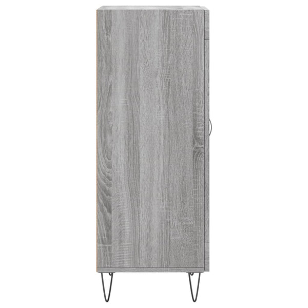 Graues Sideboard Hunor 34,5x34x90cm (Holz)