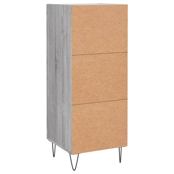 Graues Sideboard Hunor 34,5x34x90cm (Holz)