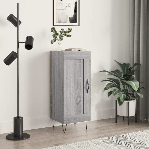 Graues Sideboard Hunor 34,5x34x90cm (Holz)