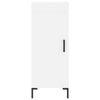 Weißes Sideboard Cristilena 34,5x34x90cm (Holz)