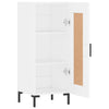 Weißes Sideboard Cristilena 34,5x34x90cm (Holz)
