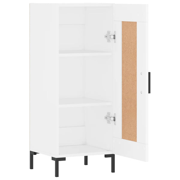 Weißes Sideboard Cristilena 34,5x34x90cm (Holz)