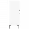 Weißes Sideboard Cristilena 34,5x34x90cm (Holz)
