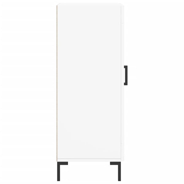 Weißes Sideboard Cristilena 34,5x34x90cm (Holz)