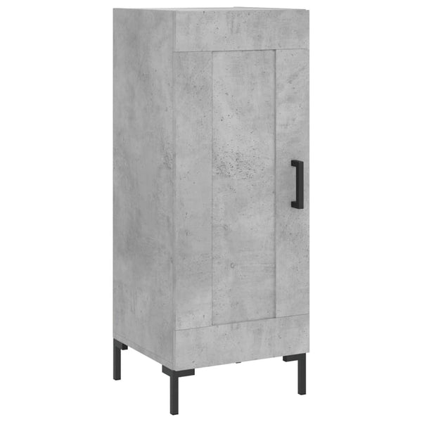 Betongraues Sideboard Cristilena 34,5x34x90cm (Holz)