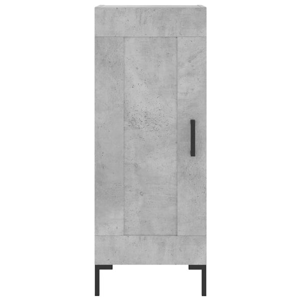 Betongraues Sideboard Cristilena 34,5x34x90cm (Holz)
