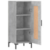 Betongraues Sideboard Cristilena 34,5x34x90cm (Holz)