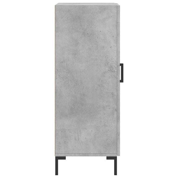 Betongraues Sideboard Cristilena 34,5x34x90cm (Holz)