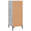 Betongraues Sideboard Cristilena 34,5x34x90cm (Holz)