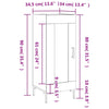 Anrichte Savutammi Cristilena 34,5x34x90cm (Holz)