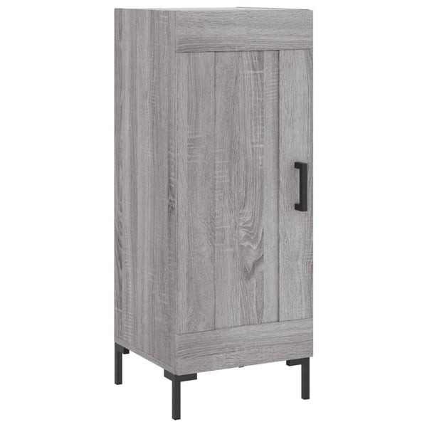Graues Sideboard Cristilena 34,5x34x90cm (Holz)