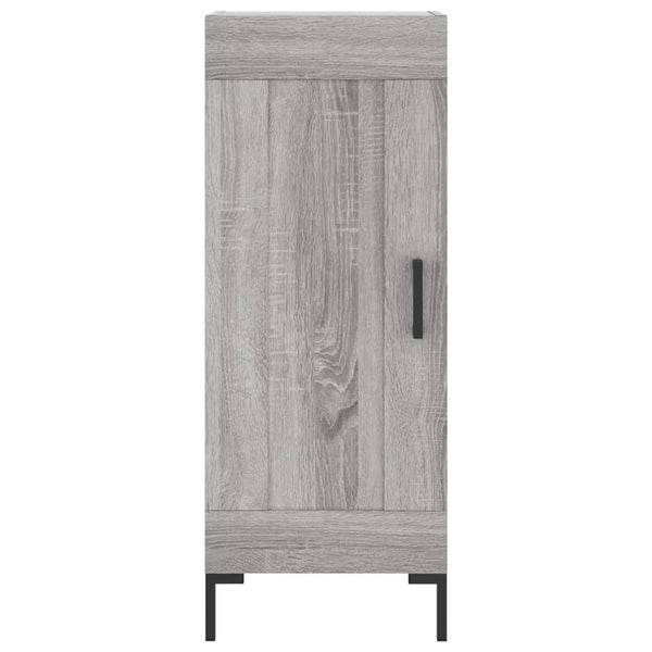 Graues Sideboard Cristilena 34,5x34x90cm (Holz)