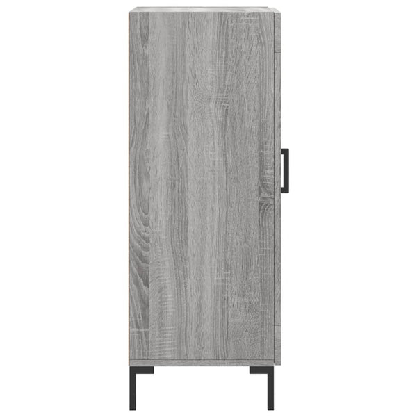 Graues Sideboard Cristilena 34,5x34x90cm (Holz)