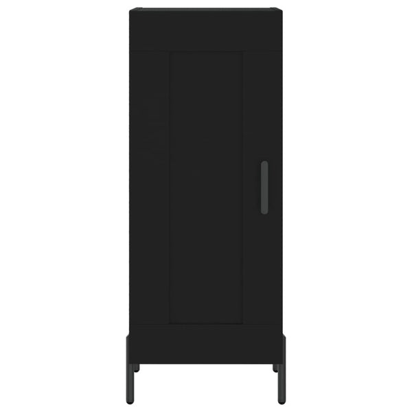 Schwarzes Sideboard Chiriana 34,5x34x90cm (Holz)