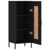 Schwarzes Sideboard Chiriana 34,5x34x90cm (Holz)