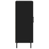 Schwarzes Sideboard Chiriana 34,5x34x90cm (Holz)