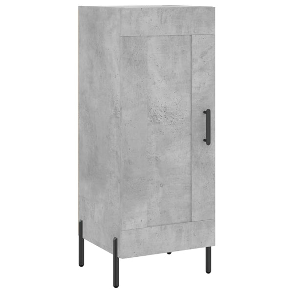 Betongraue Kommode Chiriana 34,5x34x90cm (Holz)