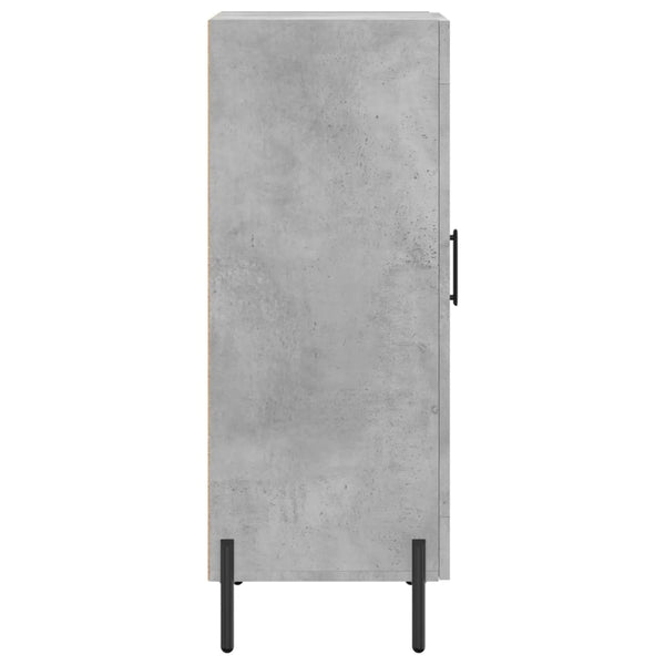 Betongraue Kommode Chiriana 34,5x34x90cm (Holz)