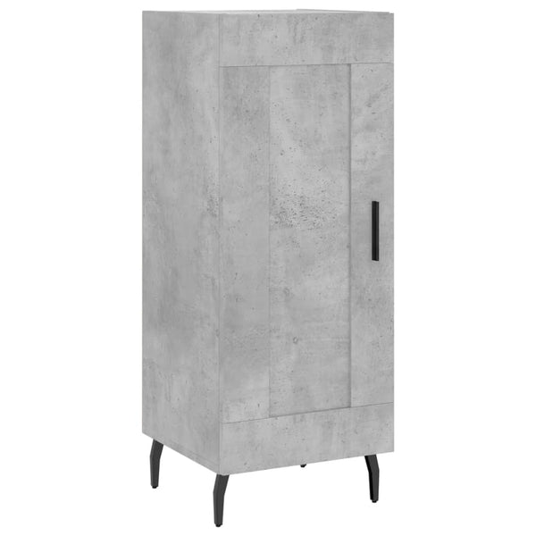 Betongraues Sideboard Abbas 34,5x34x90cm (Holz)