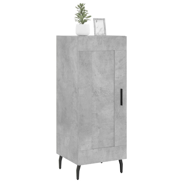 Betongraues Sideboard Abbas 34,5x34x90cm (Holz)